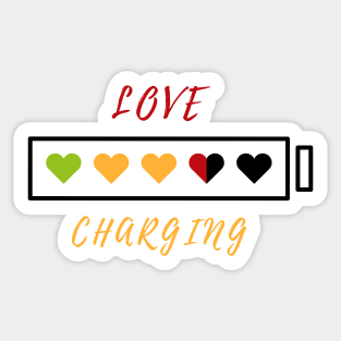 Love Charging Sticker